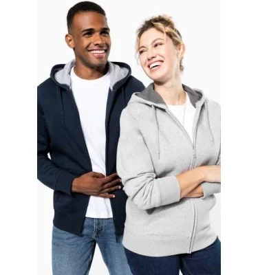 FULL ZIP HOODED SWEATSHIRT