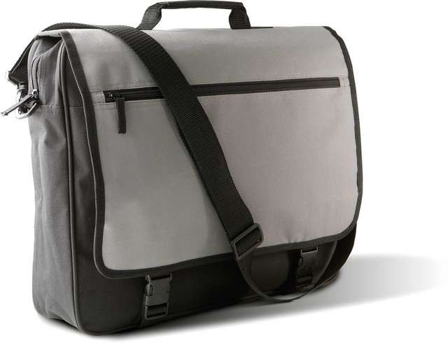 DOCUMENT BAG WITH FRONT FLAP