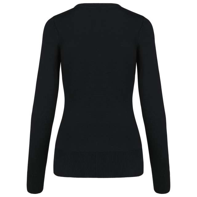 LADIES' V-NECK JUMPER