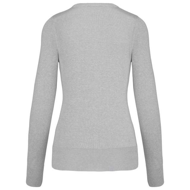 LADIES' V-NECK JUMPER