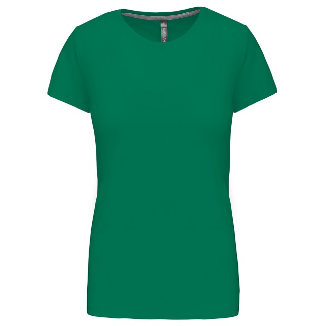LADIES' SHORT SLEEVE CREW NECK T-SHIRT