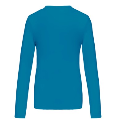 LADIES' LONG-SLEEVED CREW NECK T-SHIRT
