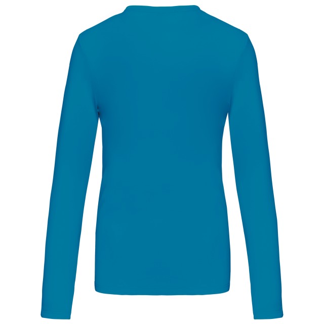 LADIES' LONG-SLEEVED CREW NECK T-SHIRT
