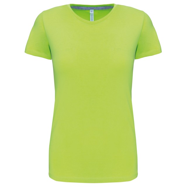 LADIES' SHORT SLEEVE CREW NECK T-SHIRT