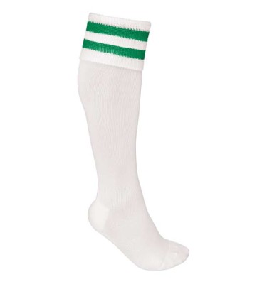 White/sporty kelly green