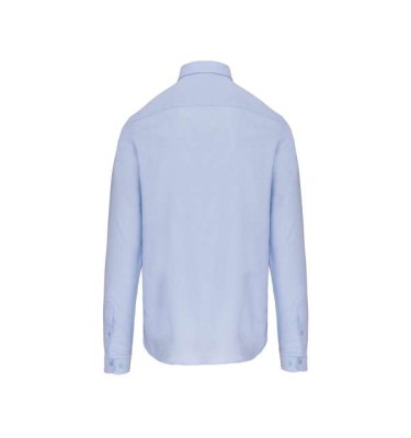 LONG-SLEEVED WASHED OXFORD COTTON SHIRT