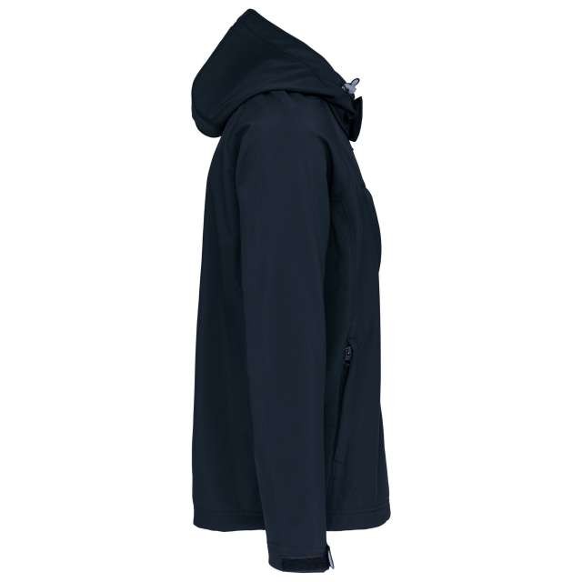 MEN'S DETACHABLE HOODED SOFTSHELL JACKET