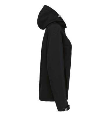 LADIES' DETACHABLE HOODED SOFTSHELL JACKET