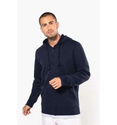 MEN'S FULL ZIP HOODED SWEATSHIRT