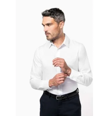 MEN'S FITTED LONG-SLEEVED NON-IRON SHIRT