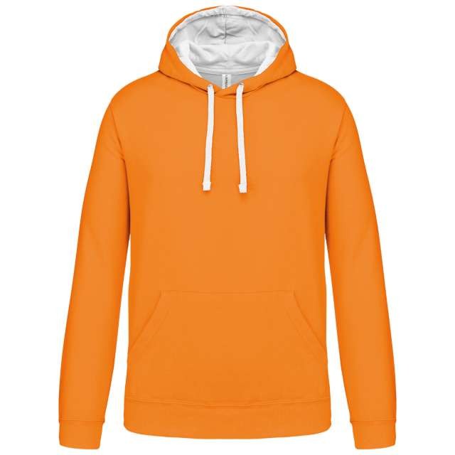 MEN'S CONTRAST HOODED SWEATSHIRT