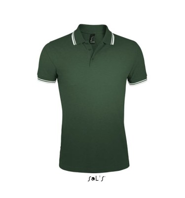 Forest green/white