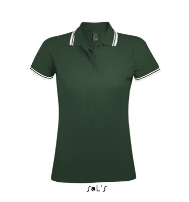 Forest green/white