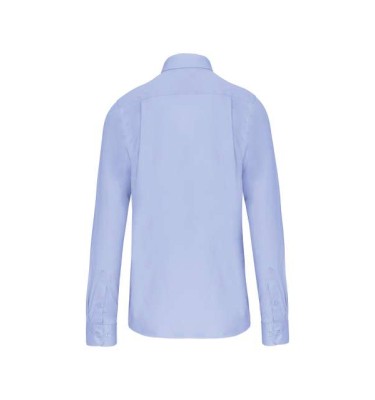 MEN'S LONG-SLEEVED COTTON POPLIN SHIRT