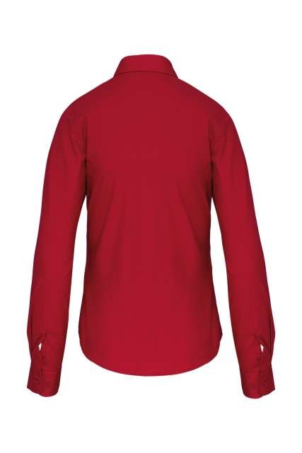 LADIES' LONG-SLEEVED COTTON POPLIN SHIRT