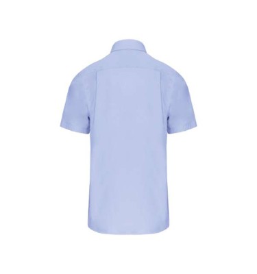 MEN'S SHORT-SLEEVED COTTON POPLIN SHIRT