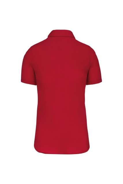 LADIES' SHORT-SLEEVED COTTON POPLIN SHIRT