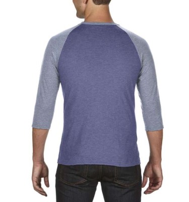 ADULT TRI-BLEND ¾ SLEEVE RAGLAN TEE