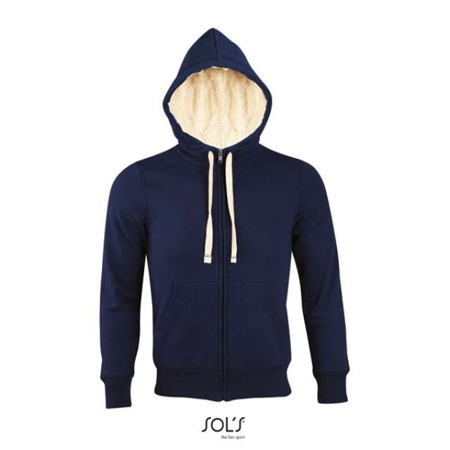 SOL'S SHERPA - UNISEX ZIPPED JACKET WITH \"SHERPA\" LINING