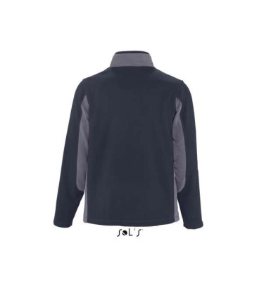 SOL'S NORDIC - MEN’S TWO-COLOUR ZIPPED FLEECE JACKET