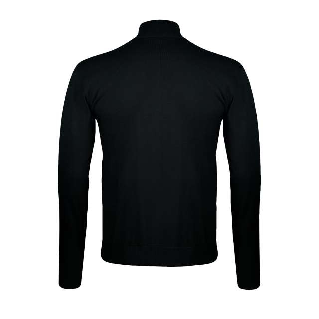 SOL'S GORDON MEN ZIPPED KNITTED CARDIGAN