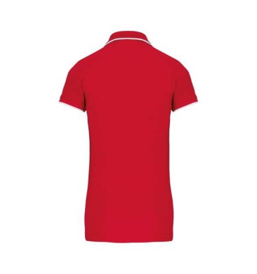 LADIES' SHORT-SLEEVED PIQUÉ KNIT POLO SHIRT