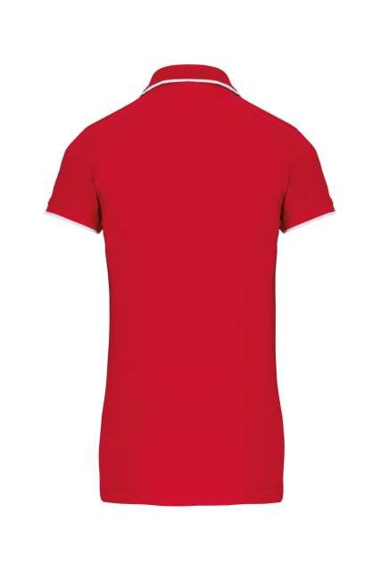 LADIES' SHORT-SLEEVED PIQUÉ KNIT POLO SHIRT