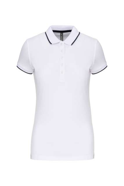 LADIES' SHORT-SLEEVED PIQUÉ KNIT POLO SHIRT