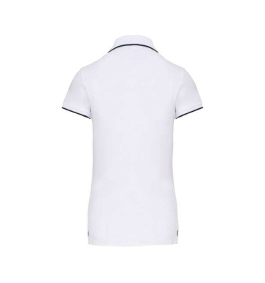 LADIES' SHORT-SLEEVED PIQUÉ KNIT POLO SHIRT