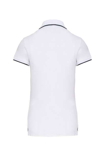 LADIES' SHORT-SLEEVED PIQUÉ KNIT POLO SHIRT