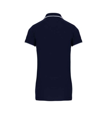 LADIES' SHORT-SLEEVED PIQUÉ KNIT POLO SHIRT