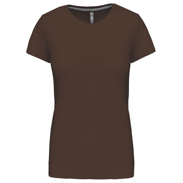 LADIES' SHORT SLEEVE CREW NECK T-SHIRT