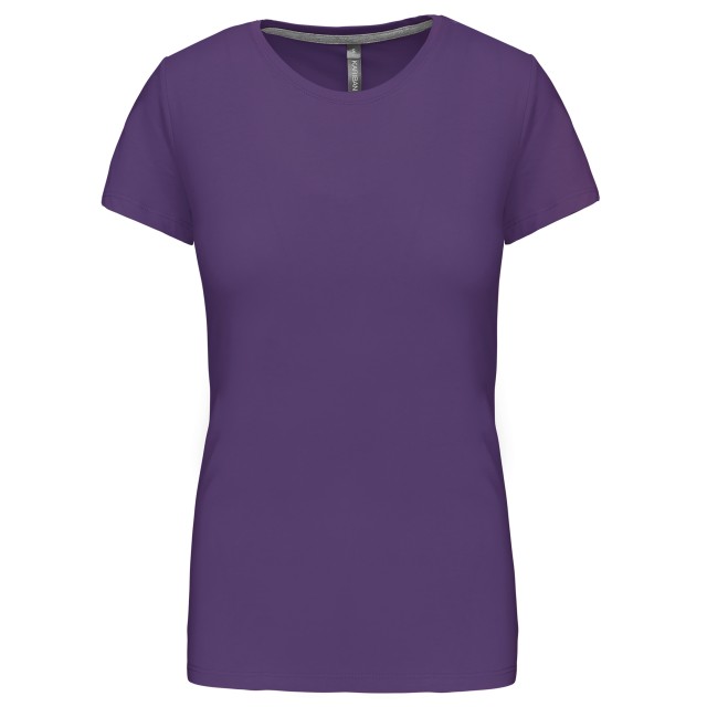 LADIES' SHORT SLEEVE CREW NECK T-SHIRT