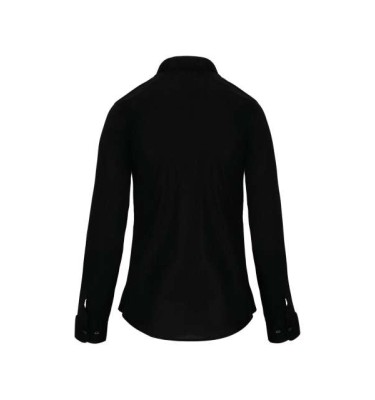 LADIES' LONG-SLEEVED MANDARIN COLLAR SHIRT