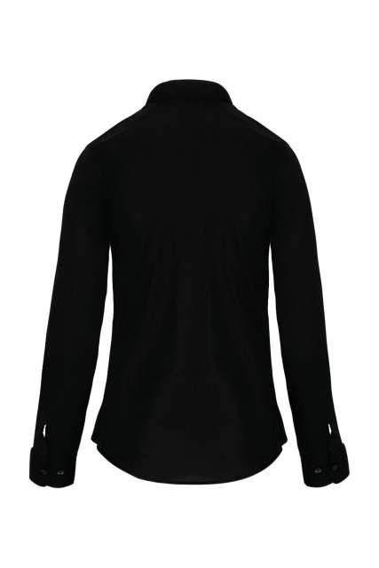 LADIES' LONG-SLEEVED MANDARIN COLLAR SHIRT