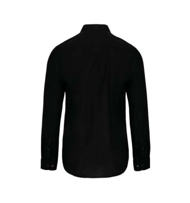MEN'S LONG-SLEEVED MANDARIN COLLAR SHIRT