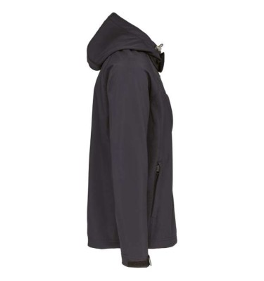 MEN'S DETACHABLE HOODED SOFTSHELL JACKET