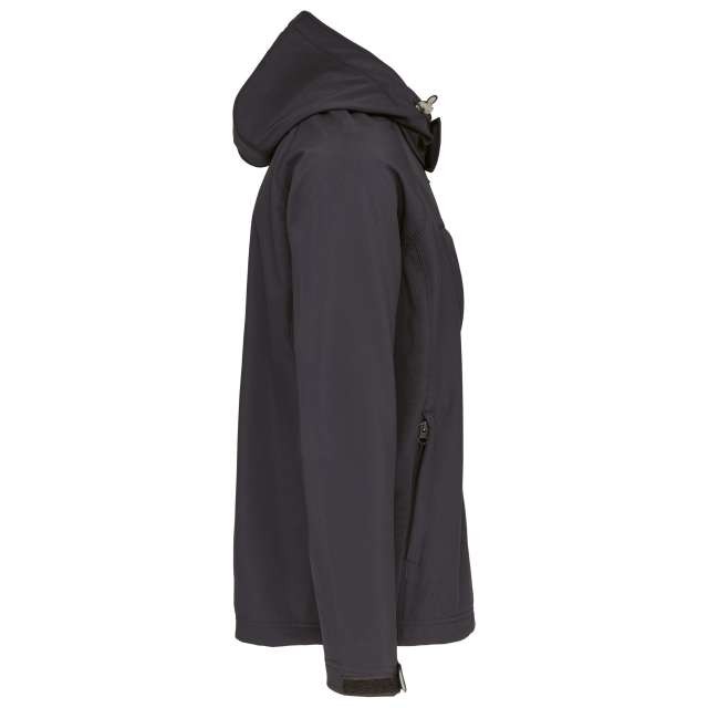 MEN'S DETACHABLE HOODED SOFTSHELL JACKET