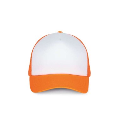 White/fluorescent orange