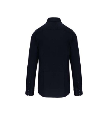 LONG-SLEEVED COTTON/ELASTANE SHIRT