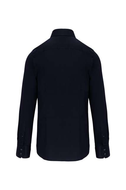 LONG-SLEEVED COTTON/ELASTANE SHIRT