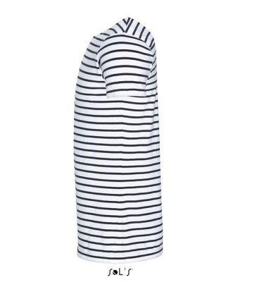 SOL'S MILES MEN - ROUND NECK STRIPED T-SHIRT