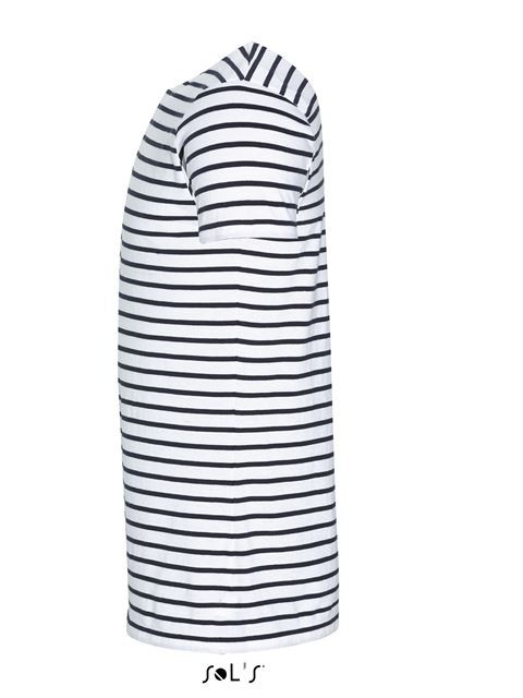 SOL'S MILES MEN - ROUND NECK STRIPED T-SHIRT