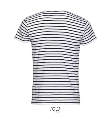 SOL'S MILES MEN - ROUND NECK STRIPED T-SHIRT
