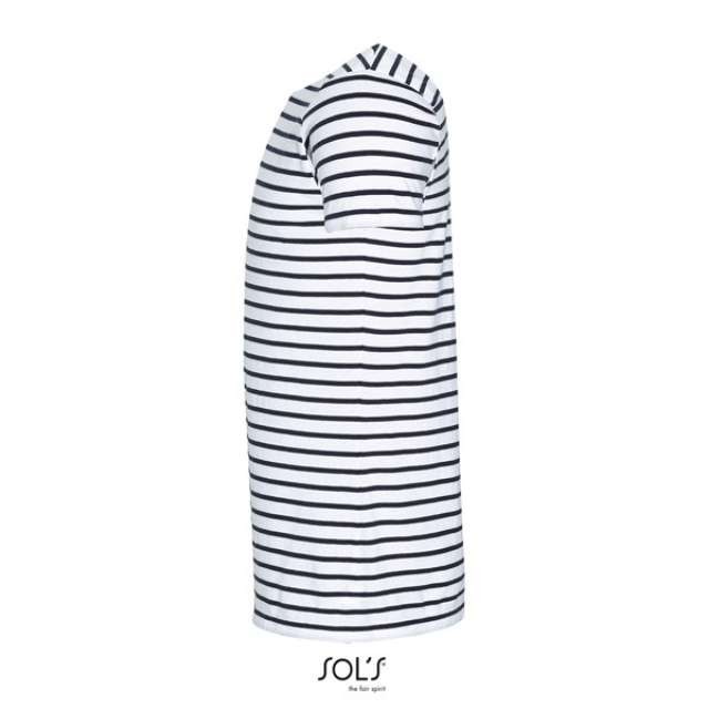 SOL'S MILES MEN - ROUND NECK STRIPED T-SHIRT