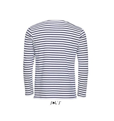 SOL'S MARINE MEN - LONG SLEEVE STRIPED T-SHIRT