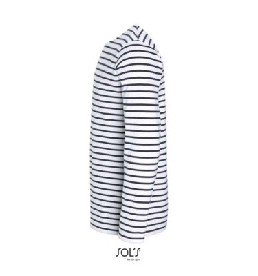 SOL'S MARINE MEN - LONG SLEEVE STRIPED T-SHIRT