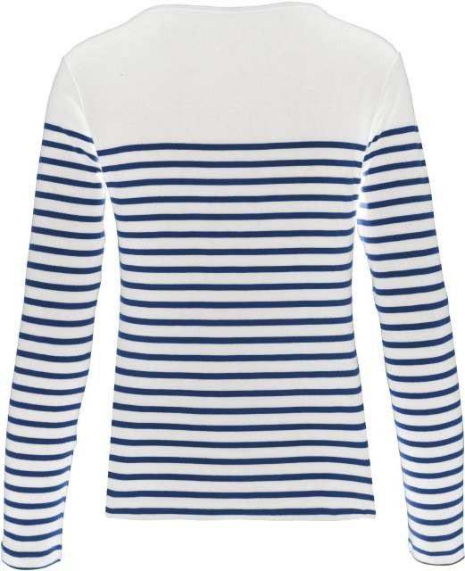 LADIES’ LONG-SLEEVED BRETON STRIPE TOP