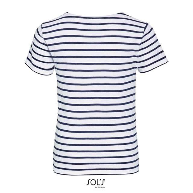SOL'S MILES KIDS' - ROUND NECK STRIPED T-SHIRT