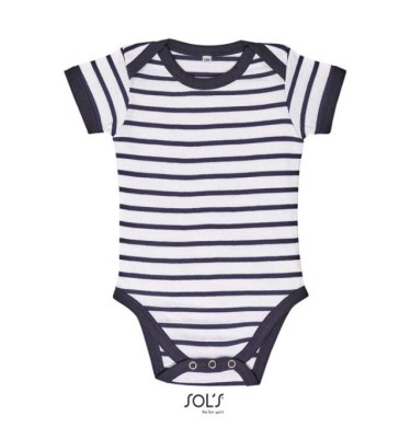 SOL'S MILES BABY - STRIPED BODYSUIT